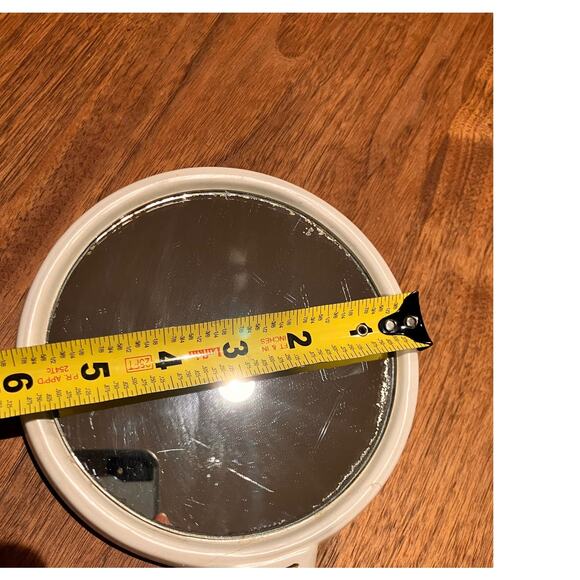 Vintage Hand Mirror Ceramic Blonde Woman, French Inspired, McRae's 1970s, Old - Picture 7 of 9